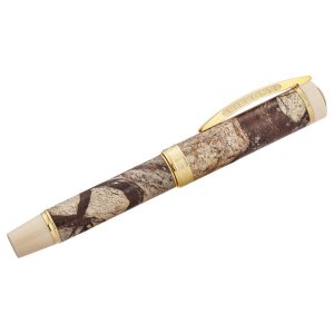 Brav 685RL01 Visconti  'millionaire' Issoire Green Marble Rollerball P