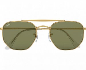 Glop RB3648-001/4E Ray-ban Rb3648-0014e Unisex Polished Gold Hexagonal