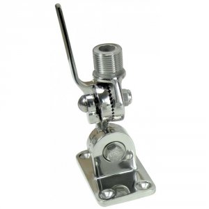 Whitecap S-1802B Heavy-duty Ratchetantenna Mount - 316 Stainless Steel