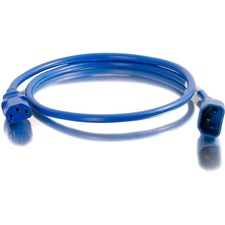 C2g 17498 5ft 18awg Power Cord (iec320c14 To Iec320c13) - Blue - For P