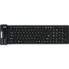 Adesso AKB-111UB Antimicrobial Waterproof Flex Keyboard (compact Size)