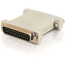 C2g 02469 Db25 Male To Db25 Female Null Modem Adapter - 1 X Db-25 Male