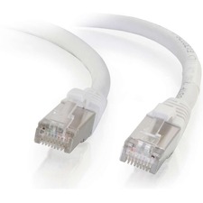 C2g 00930 -35ft Cat6 Snagless Shielded (stp) Network Patch Cable - Whi