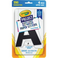 Pacon PAC P1644CRA Pacon Self-adhesive Paper Letters - Self-adhesive -