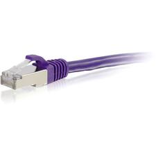 C2g 00897 -1ft Cat6 Snagless Shielded (stp) Network Patch Cable - Purp