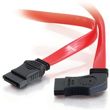 C2g 10187 36in 7-pin 180deg; To 90deg; 1-device Side Serial Ata Cable 