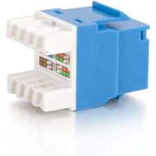 C2g 03796 Cat5e Rj45 Utp Keystone Jack - Blue - Rj-45