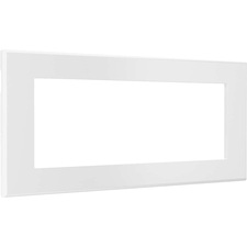 C2g 16348 Wiremold Radiant Furniture Power Center Bezel, White - White