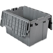 Akromils AKM 39120GREY Akro-mils Attached Lid Storage Container - Inte