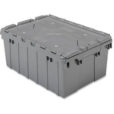 Akromils AKM 39085GREY Akro-mils Attached Lid Storage Container - Inte