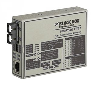 Black MT662A-MSC Flexpoint T1e1 To Fiber Line Driver, Mu