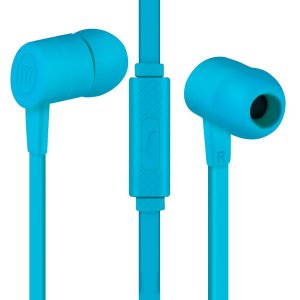 Maxell 347694 Solid 2 Earphones With Microphone - Azure Blue