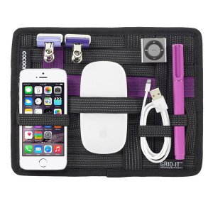 Cocoon GCA7BKP Grid-it! Small Accessory Organizer - Purple