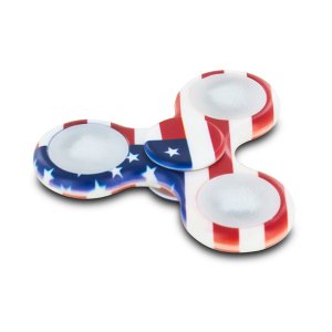 Generic 18188 Stress Relieving Fidget Spinner - American Flag