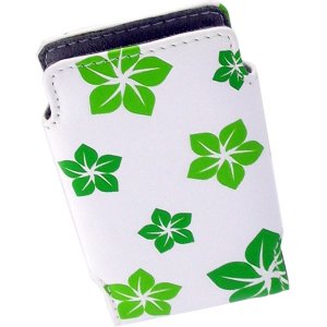 Apple tc462ll/a Incase Pouch For Ipod Mini (green Flower)