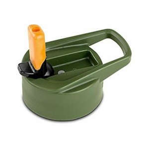 Eco KTGRNOR Eco-vessel Replacement Kids Flip Straw Top, Green With Ora