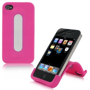 Xtrememac IPP-SS4-33 Snap Stand For Iphone 4  4s, Bubble Gum Pink