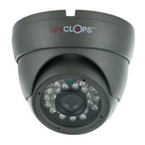 Spyclops SPY-MINIDOMEG Minidomeg Gray Mini-dome Indoor 24 Ir Nightvisi