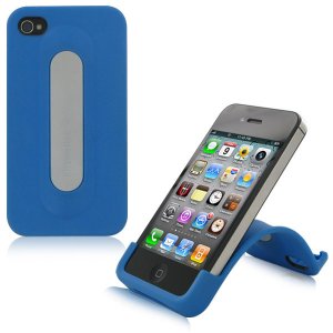 Xtrememac IPP-SS4-23 Snap Stand For Iphone 4  4s, Blue