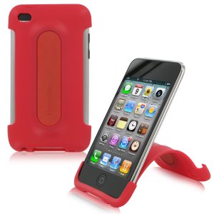 Xtrememac 2539 Ipod Touch 4g Snap Stand - Cherry Bomb Red