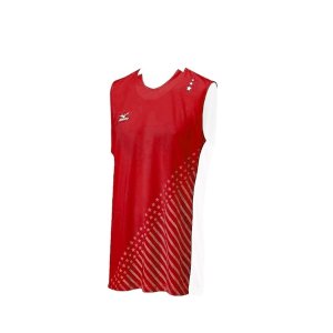 Mizuno 440391.1000.07. Drylite Men's National Vi Sleeveless Jersey, Re