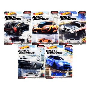 Hot GBW75-956M Fast  Furious Movie 5 Piece Set Fast Superstars Diecast