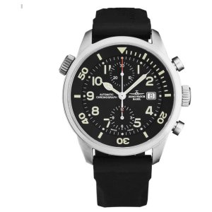 Brav 6304BVD-A1 Zeno 6304bvd-a1 Men's 'pilot Fellow' Bicompax Chrono B