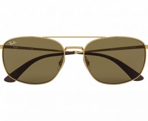 Glop RB3653-001/73 Ray-ban Rb3653-00173 Unisex Polished Black Square D