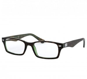 Glop RB5206-2445 Ray-ban Rb5206-2445 Gloss Tortoise Rectangle Optical 