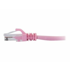 C2g 04055 15ft Cat6 Ethernet Cable - Snagless Unshielded (utp) - Pink 