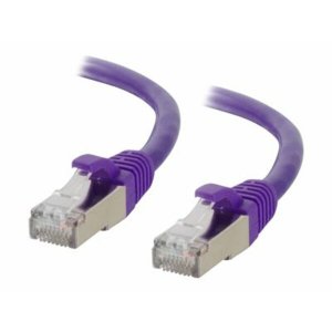 C2g 00899 3ft Cat6 Ethernet Cable - Snagless Shielded (stp) - Purple -