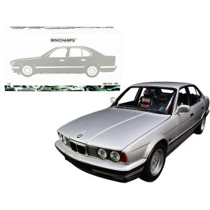 Minichamps 100024005 1988 Bmw 535i (e34) Silver Metallic 118 Diecast M