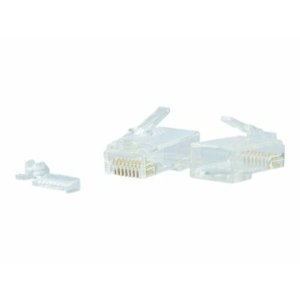 C2g 00888 Rj45 Cat6 Modular Plug For Round Solidstranded Cable - 25pk 