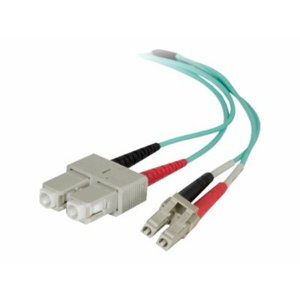 C2g 01149 10m Lc-sc 50125 Duplex Multimode Om4 Fiber Cable - Aqua - 33