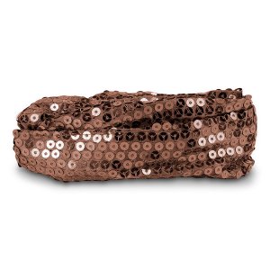 Calypso 2755 Glitz Bendi Sequin Wire Headband, Brown