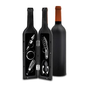 Archstone AH-474 Premium Wine Bottle Gift Set - Opener, Stopper, Drip 