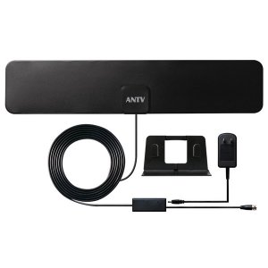 Antv ANTV0007 Indoor Tv Antenna With Table Stand 30 Mile Long Range 4k