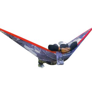 Castaway PA-8110 Double Travel Hammock - Red, White  Navy