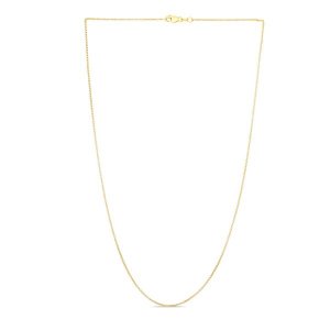 Unbranded 99864-20 14k Yellow Gold Diamond Cut Rolo Chain 1.1mm Size: 