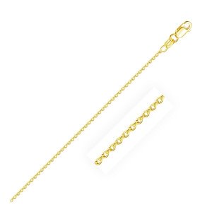 Unbranded 23476-20 14k Yellow Gold Round Cable Link Chain 1.5mm Size: 