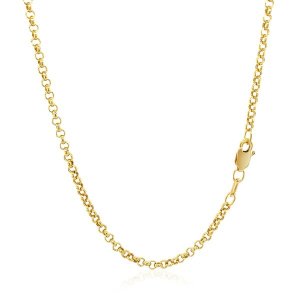 Unbranded 30740-16 2.3mm 14k Yellow Gold Rolo Chain Size: 16''