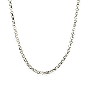 Unbranded 43739-20 2.3mm 10k White Gold Rolo Chain Size: 20''