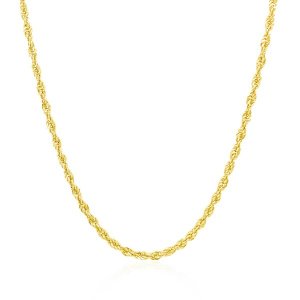 Unbranded 35602-16 2.0mm 14k Yellow Gold Light Rope Chain Size: 16''