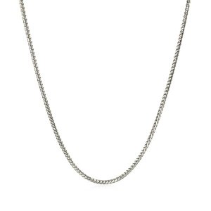 Unbranded 36008-16 14k White Gold Franco Chain 1.2mm Size: 16''