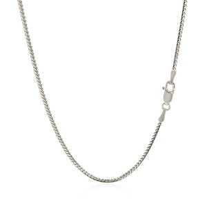 Unbranded 36008-16 14k White Gold Franco Chain 1.2mm Size: 16''