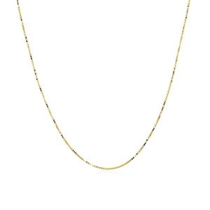 Unbranded 27999-20 14k Yellow Gold Classic Box Chain 0.6mm Size: 20''