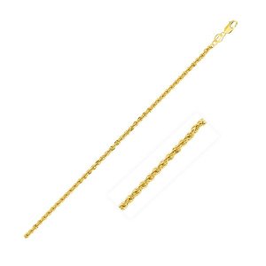 Unbranded 35602-18 2.0mm 14k Yellow Gold Light Rope Chain Size: 18''