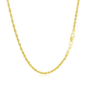 Unbranded 35602-18 2.0mm 14k Yellow Gold Light Rope Chain Size: 18''