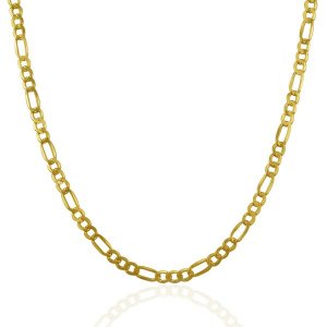 Unbranded 25451-18 3.5mm 14k Yellow Gold Lite Figaro Chain Size: 18''