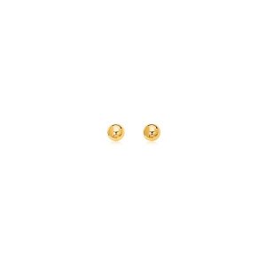 Unbranded 38877 14k Yellow Gold Polished Round Stud Earrings